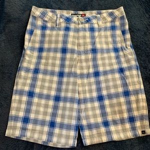 Quicksilver plaid shorts